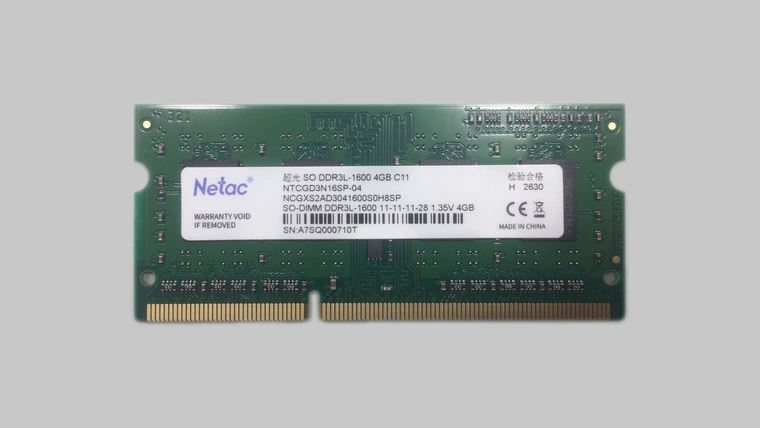 Обзор оперативной памяти SODIMM Netac Basic NTCGD3N16SP-04