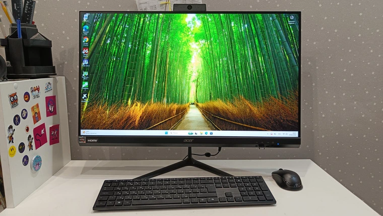 Обзор моноблока Acer Aspire C27-2G. 27 дюймов на столе и никаких проводов
