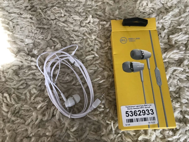 Обзор наушников Red Line Stereo Headset SP07