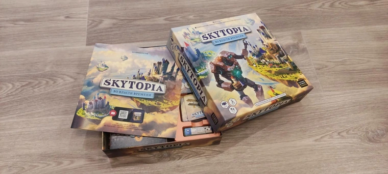 Обзор настольной игры "Скайтопия Во власти времени"