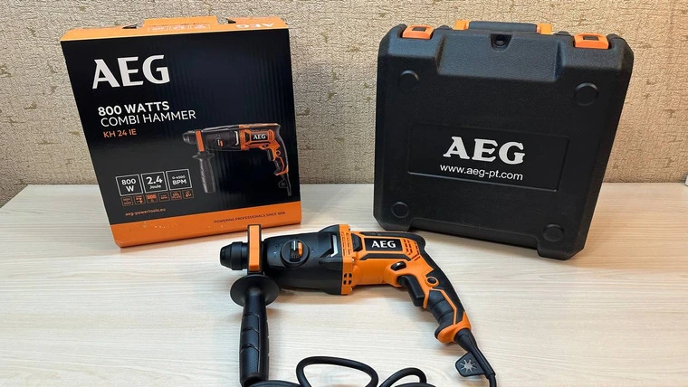Обзор перфоратора AEG KH 24 IE