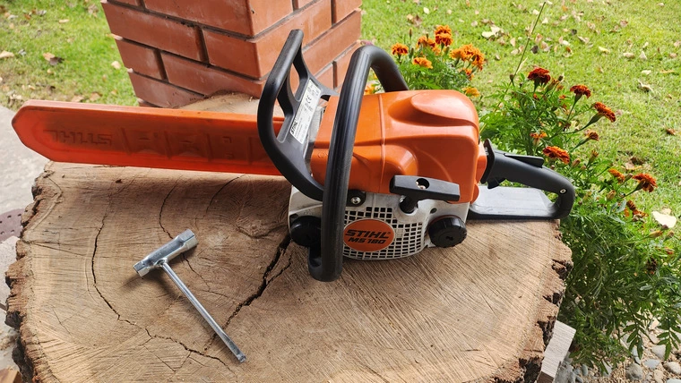 Обзор бензопилы Stihl MS 180