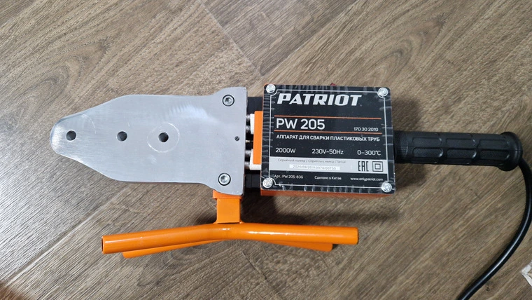Обзор сварочного аппарата для полипропиленовых труб Patriot PW 205