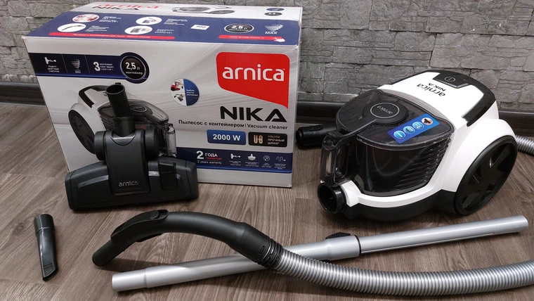 Обзор пылесоса Arnica Nika