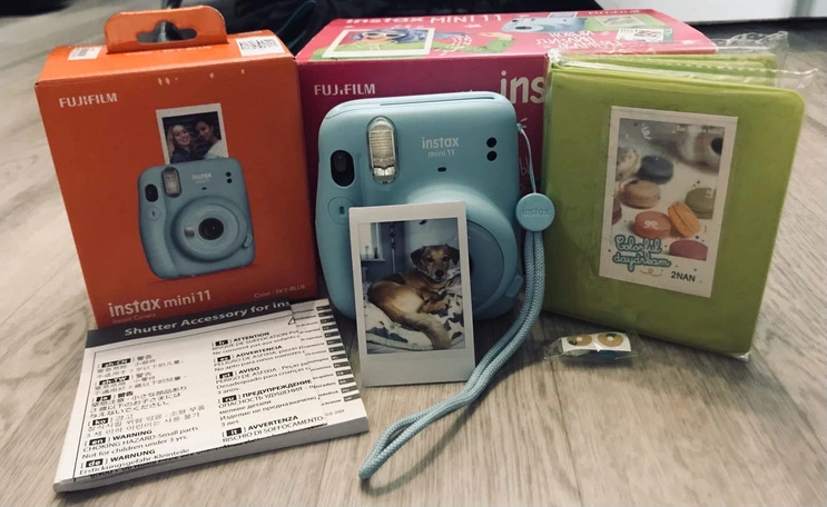 Набор с альбомом Fujifilm Instax mini 11 Sky Blue — Обзор