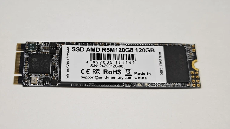 Обзор 120 Гб SSD M.2 накопителя AMD Radeon R5 Series R5M120G8