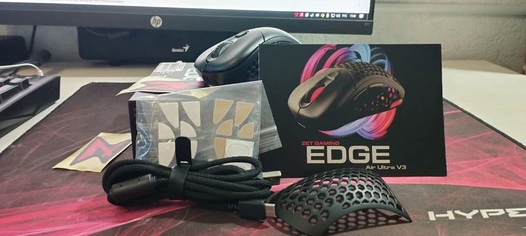 Обзор на мышь беспроводную/проводную ZET GAMING Edge Air Ultra V3 черный