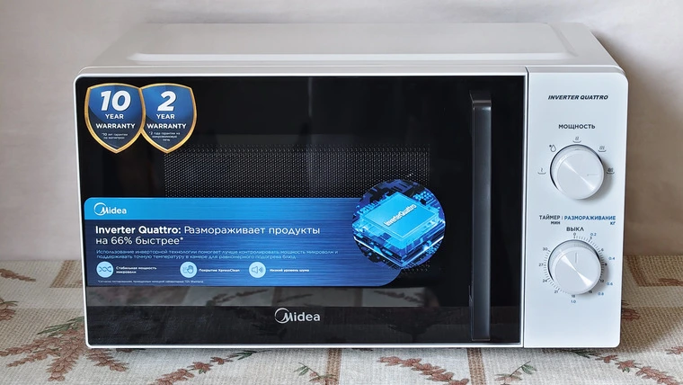 Обзор микроволновой печи Midea MM719M2V-W
