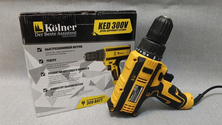 Обзор дрели-шуруповерта Kolner KED300V