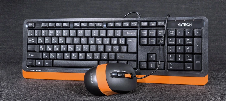 Обзор проводного набора клавиатура и мышь A4Tech Fstyler F1010