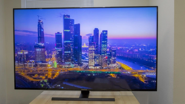 Обзор телевизора Daewoo 65DH55UQMS: доступные 65 дюймов с 4K, QLED, HDR и уплавнялкой