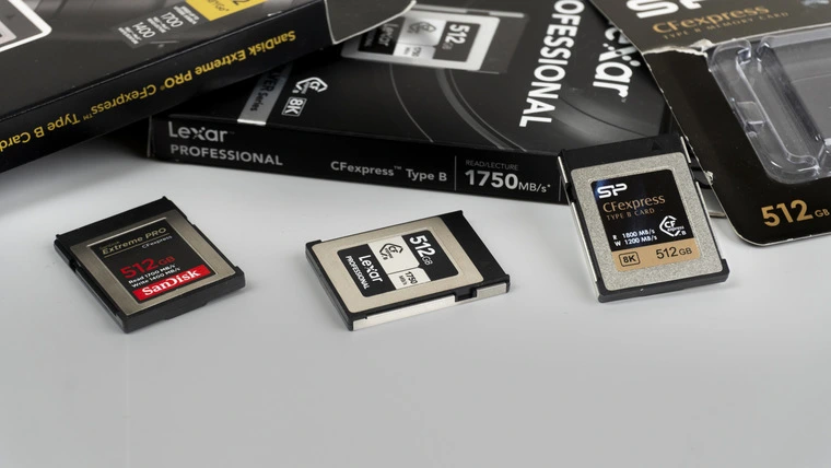 Сравнительный обзор быстрых карт памяти CFexpress Type B объемом 512 ГБ | SanDisk, Lexar, Silicon Power