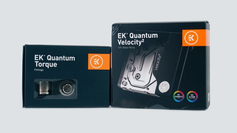 Обзор водоблока EK-Quantum Velocity² D-RGB LGA1700 Full Nickel и фитингов EK-Quantum Torque STC 10/16 Nickel