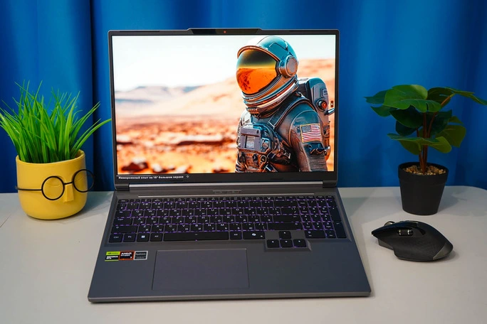 Обзор игрового ноутбука Maibenben X16C — AMD Ryzen-7 H 255 и RTX 5060 на борту