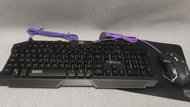 Обзор игрового набора Qumo Mystic K58/M76
