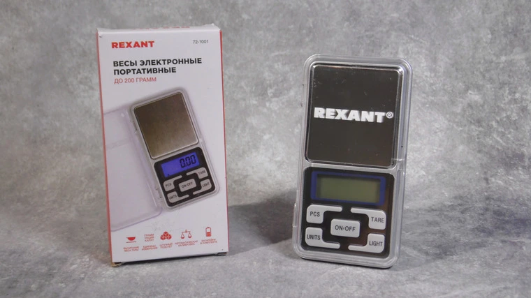 Обзор точных весов REXANT 72-1001