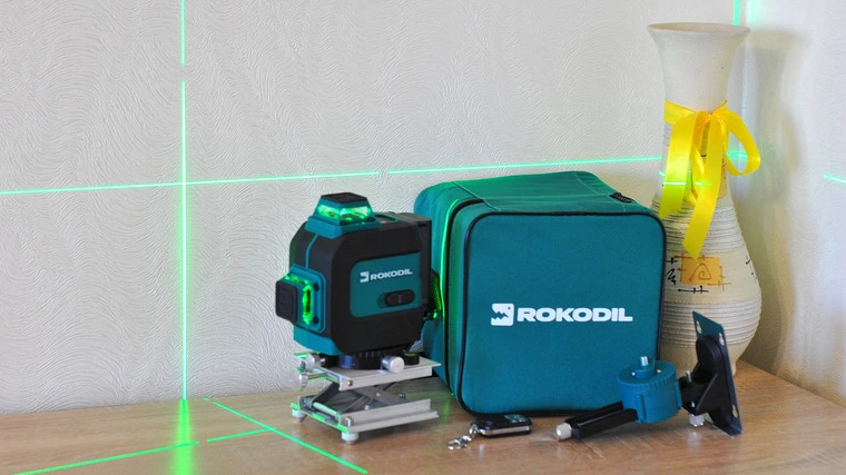 Обзор лазерного уровня Rokodil Ray Pro 3D — новый уровень ремонта