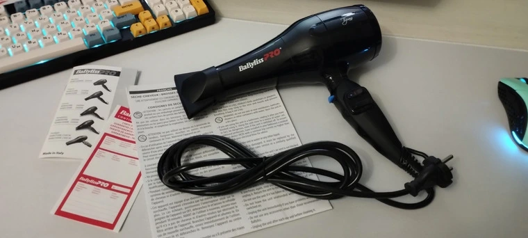 Обзор на фен BaByliss Pro Tiziano BAB6330RE
