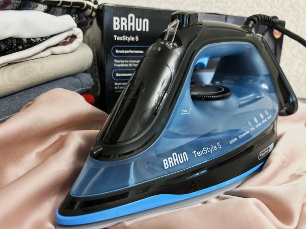 Обзор утюга Braun TexStyle 5 SI5256 BL — от рутины к комфорту