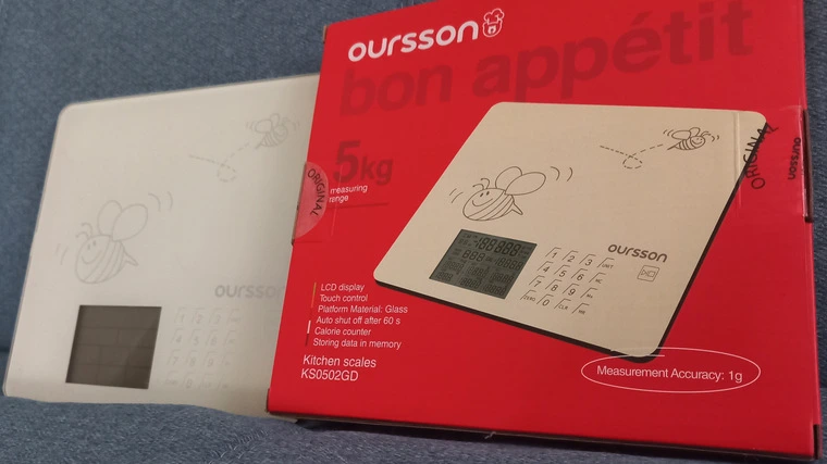 Обзор кухонных весов Oursson KS0502GD/IV