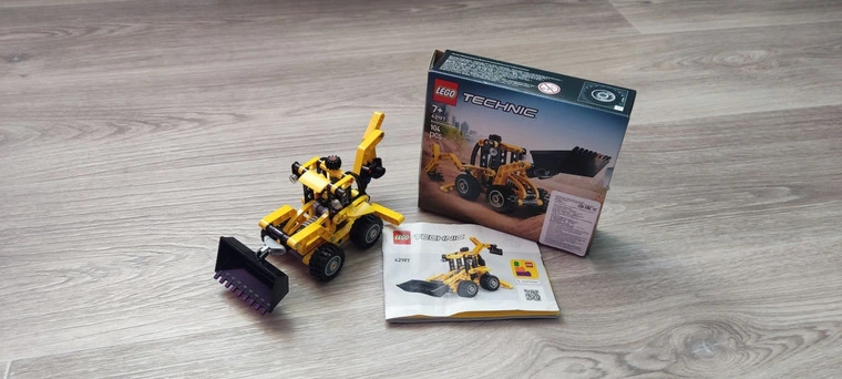 Обзор конструктора LEGO Technic крупногабаритный экскаватор-погрузчик
