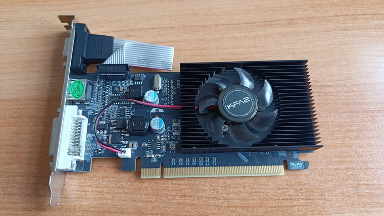 Обзор видеокарты KFA2 GeForce 210 «заглушка»