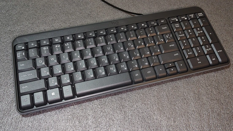 Обзор проводной клавиатуры Logitech K106