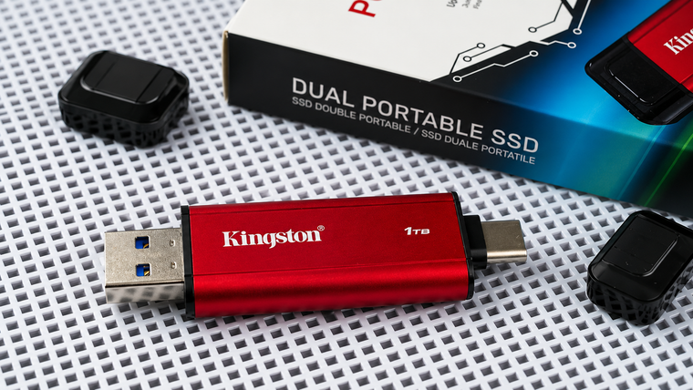Обзор Kingston Dual Portable SSD 1 ТБ (SPSD/1TB). Быстрый внешний SSD без кабелей
