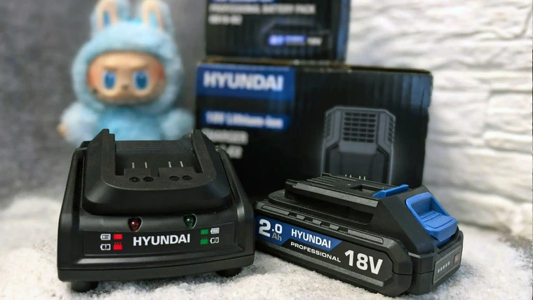 Обзор аккумулятора Hyundai HD18-B2 18V One for All и зарядного устройства Hyundai HD18- C2 18V One for All — идеальная парочка