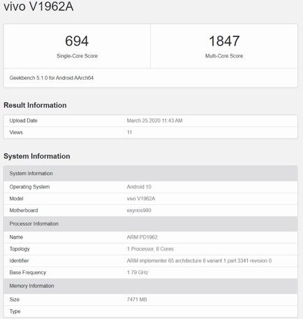 Vivo S6 5G 128 ГБ – купить мобильный телефон, сравнение цен интернет-магазинов: фото, характеристики, описание | E-Katalog