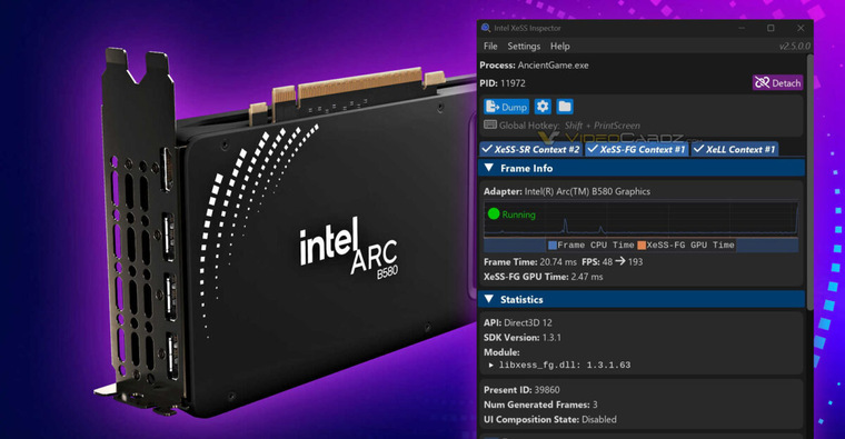 ⚡Intel выпустила XeSS Inspector с полной поддержкой XeSS 3 для игр ...