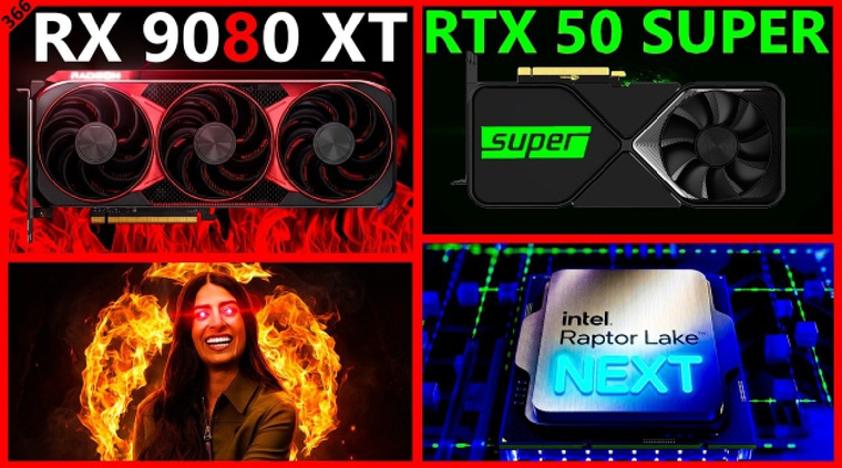 ⚡У AMD уже есть прототипы Radeon RX 9080 XT с частотой 3,4 ГГц и 32 ГБ ...