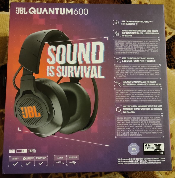 JBL Quantum 600 | Headset over-ear sem fio para jogos de PC, com som  surround e chat balance entre o áudio do jogo e bate-papo