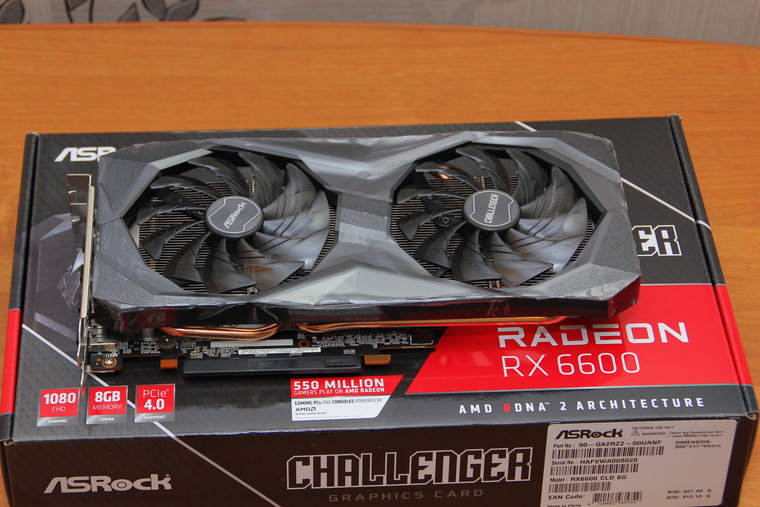 Обзор видеокарты ASRock AMD Radeon RX 6600 Challenger D (RX6600