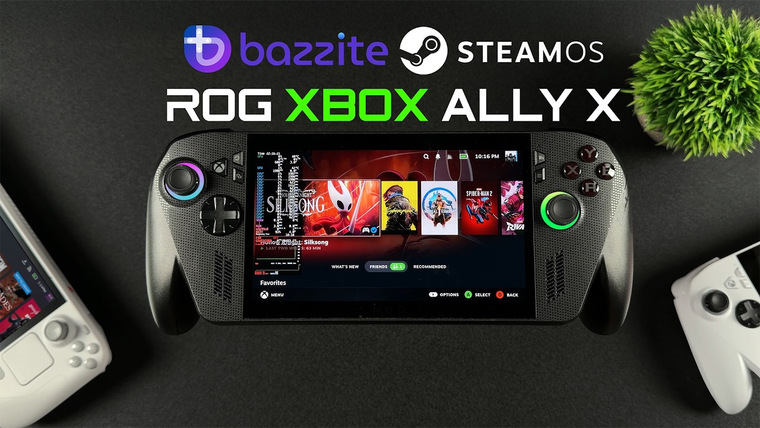 ⚡ETA PRIME протестировал ASUS ROG Xbox Ally X с Bazzite Linux | Игровые ...