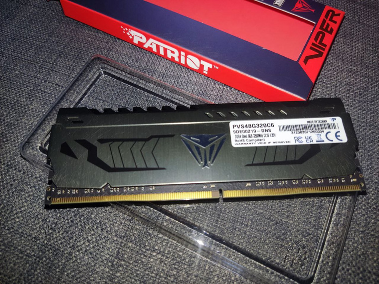 Обзор на Оперативную память Patriot Viper Steel [PVS48G320C6] 8 ГБ