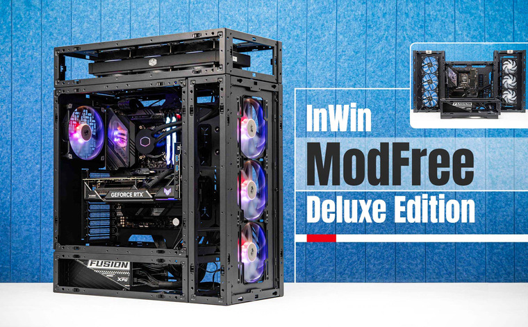 ⚡В DNS появился модульный корпус InWin Modfree Deluxe формата Full ...