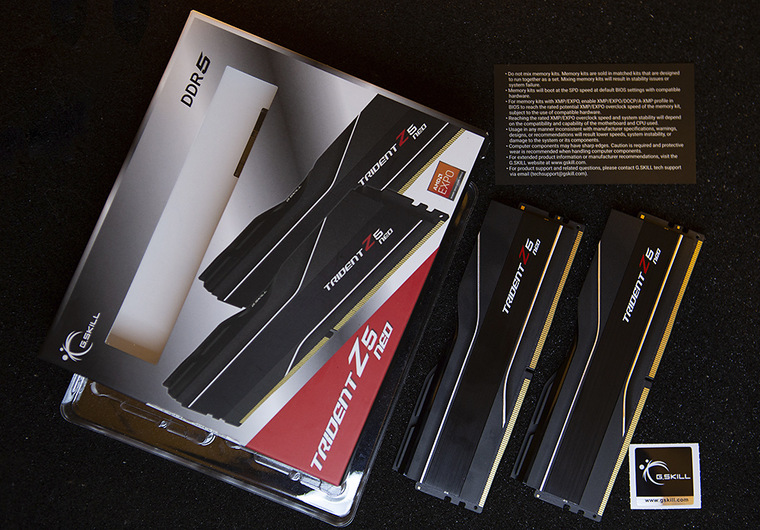 Обзор G.Skill TRIDENT Z Neo F5-6000J3040G32GX2-TZ5N 64 ГБ