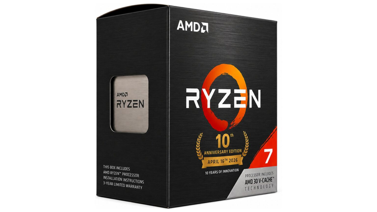 ⚡Ryzen 7 5800X3D 10th AM4 Anniversary Edition замечен в продаже в