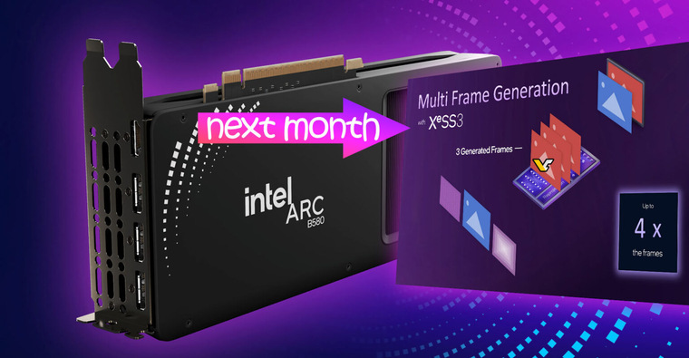 ⚡Intel добавит XeSS 3 с Multi-Frame Generation на все видеокарты Arc с ...