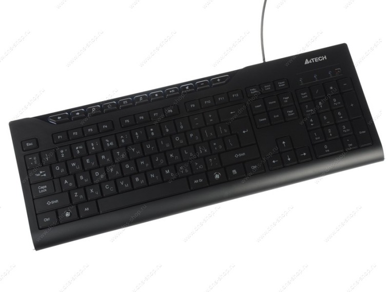 Клавиатура DNS HOME Illuminated KB-012BQ Black USB: активная работа в ...