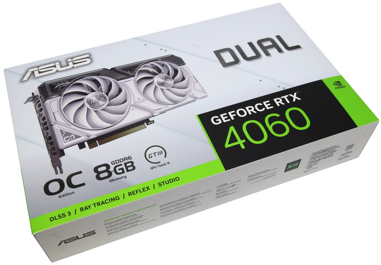 Обзор видеокарты ASUS DUAL RTX4060 White OC Edition | Видеокарты
