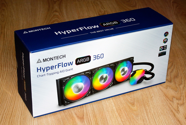 Обзор системы жидкостного охлаждения Montech HyperFlow ARGB 360