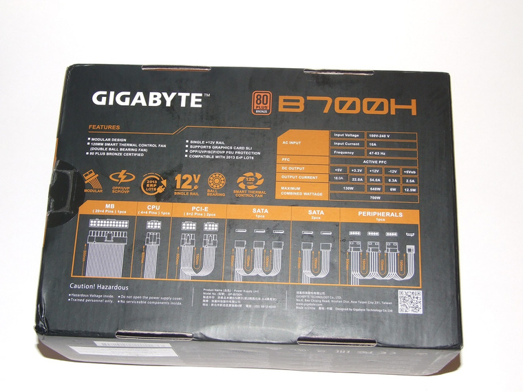 Обзор блока питания GIGABYTE GP-B700H | Блоки питания | Обзоры | Клуб DNS