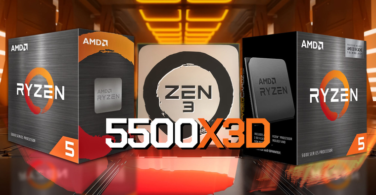 ⚡Бюджетный Ryzen 5 5500X3D для платформы AM4 появился в продаже в