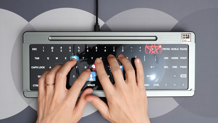 ⚡Представлена необычная клавиатура DS Pixel Keyboard без физических ...