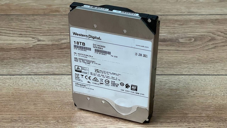 Обзор и тест жесткого диска WD Ultrastar DC HC550 18 Тб | Жесткие