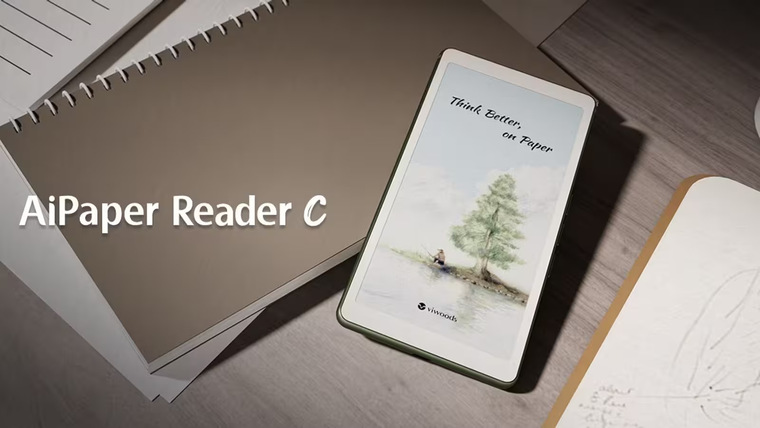 ⚡Вышла компактная электронная книга Viwoods AiPaper Reader Colour