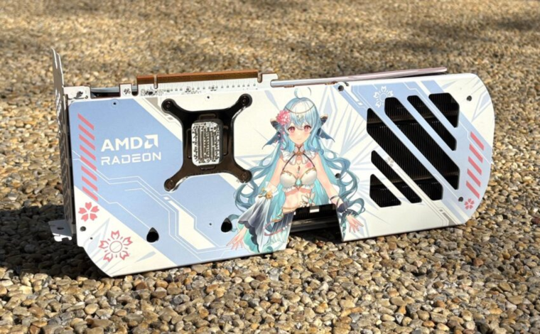 ⚡В сети появились «живые» фото Yeston Radeon RX 9070 XT Sakura