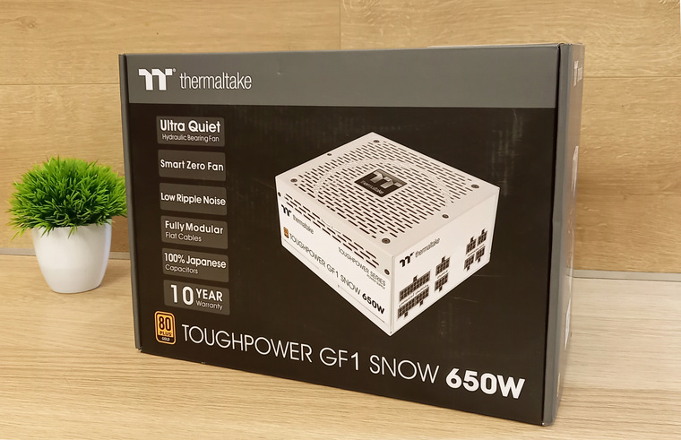 Обзор блока питания Thermaltake Toughpower GF1 Snow 650W